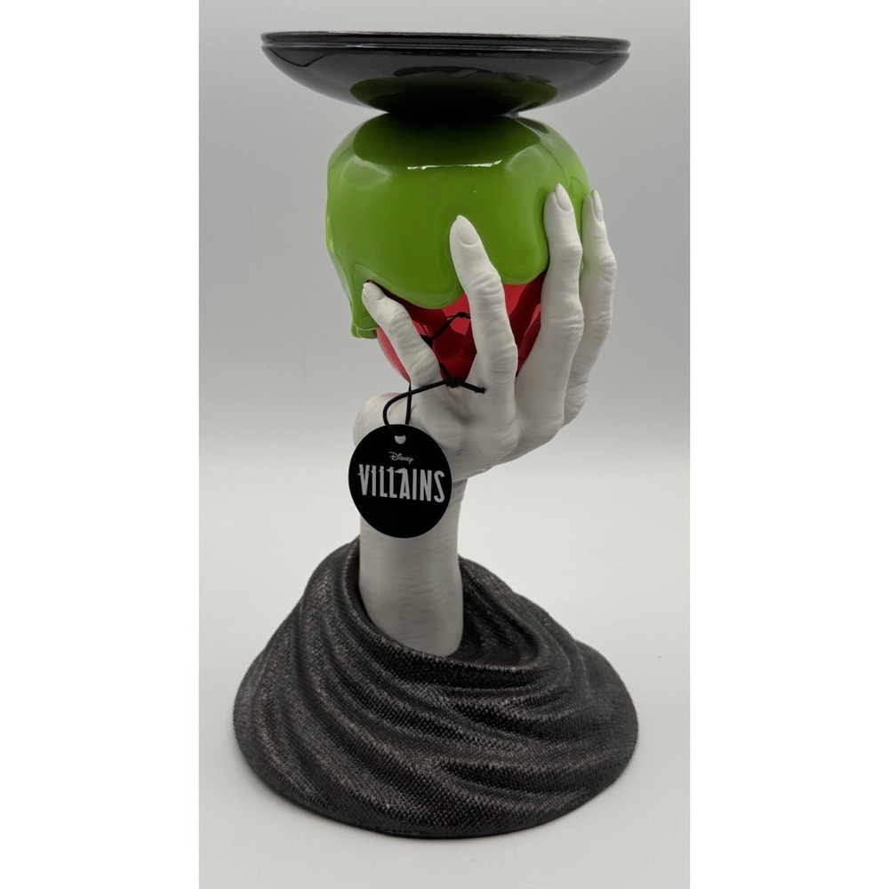 Bath & Body Works Disney Villains Poison Apple Skull Pedestal Candle Holder - Picture 6 of 16